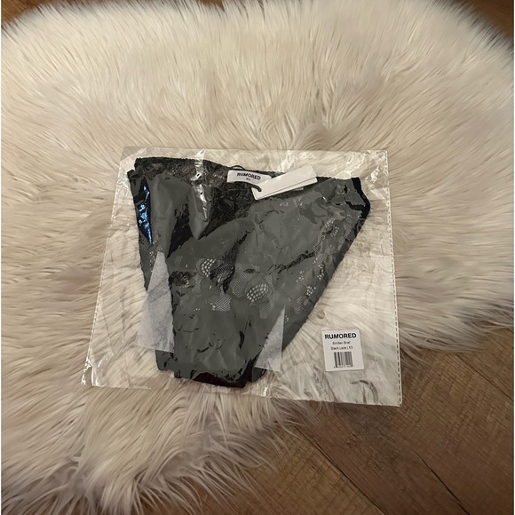 RUMORED Smitten Brief In Black Lace - Picture 3 of 4